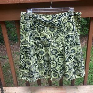 George black and yellow green Mandela skirt